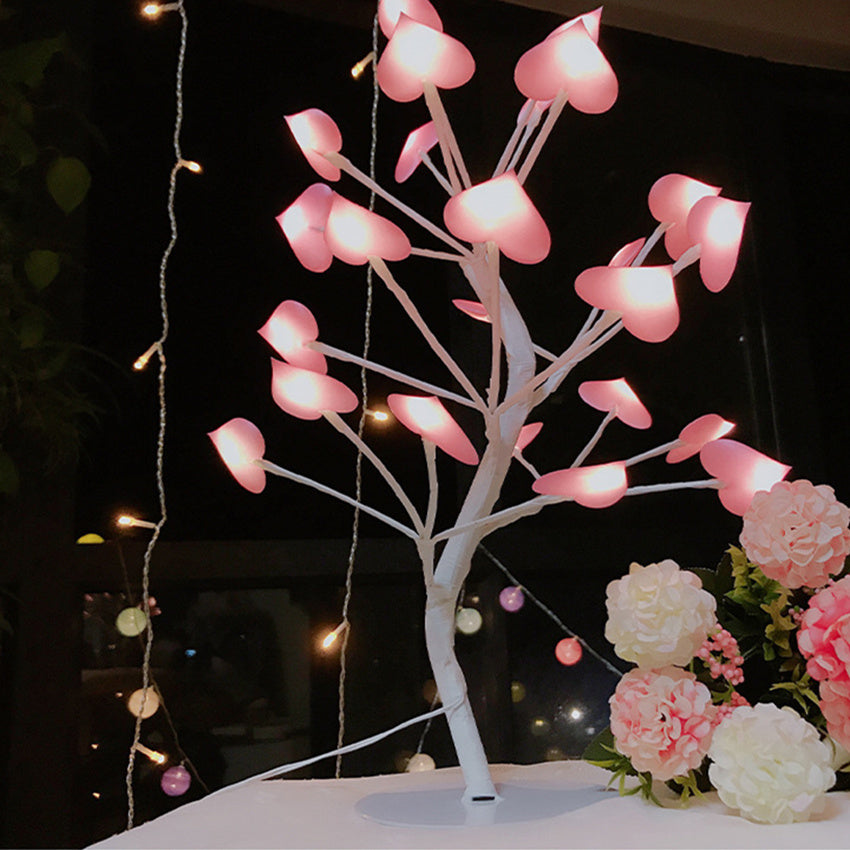 LED Cherry Blossom Wire Garland Light – Fairy String Lamp for Kids Bedroom & Home Decor