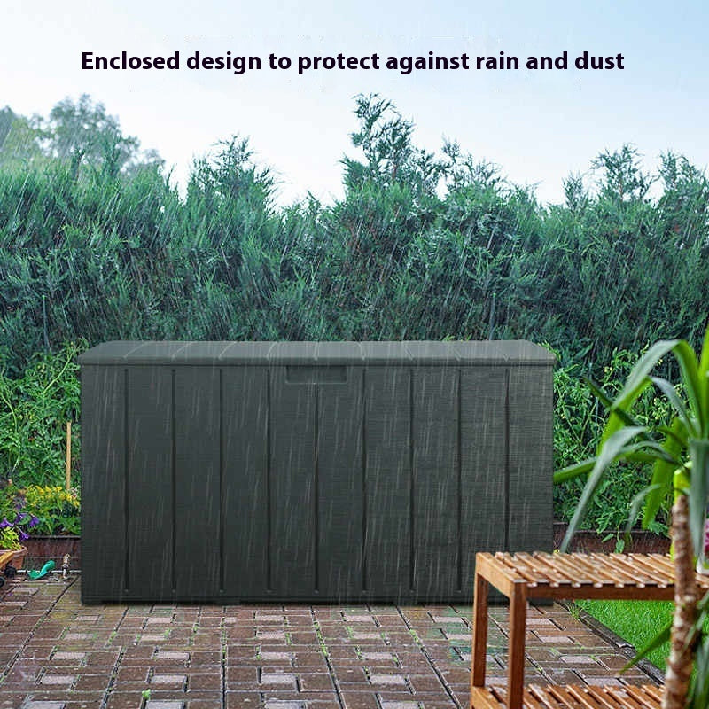 Outdoor Waterproof & Sun-Resistant Storage Box – Garden, Balcony, and Courtyard Toolbox
