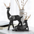 Resin Deer Sculpture – Modern Animal Figurine for Home Decor