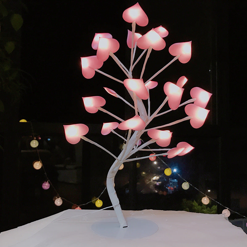 LED Cherry Blossom Wire Garland Light – Fairy String Lamp for Kids Bedroom & Home Decor