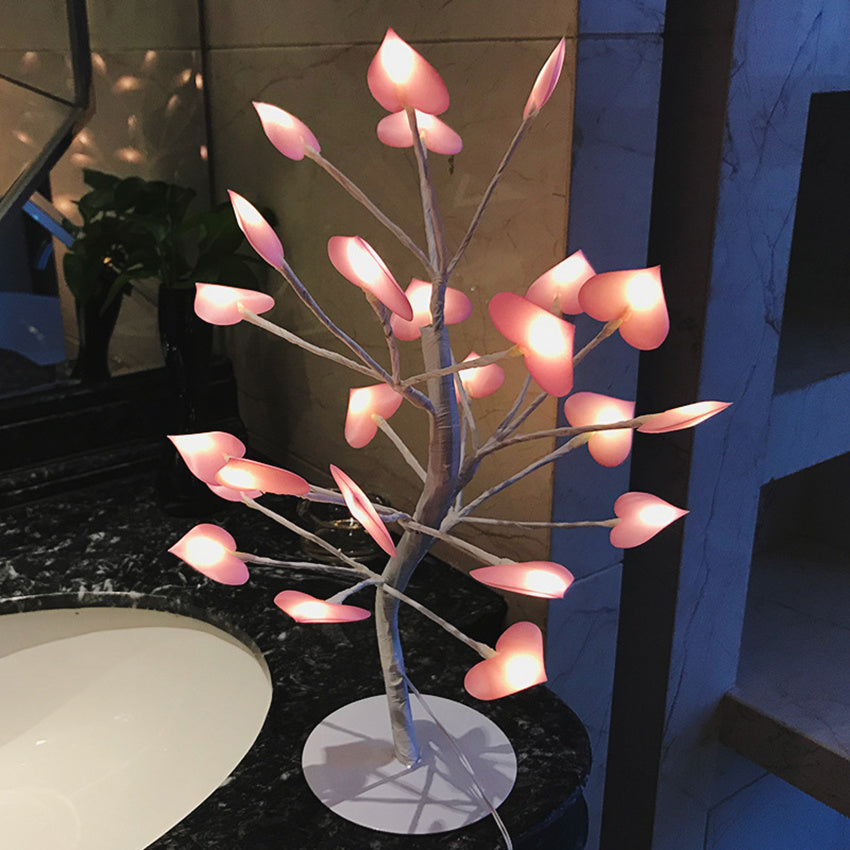LED Cherry Blossom Wire Garland Light – Fairy String Lamp for Kids Bedroom & Home Decor