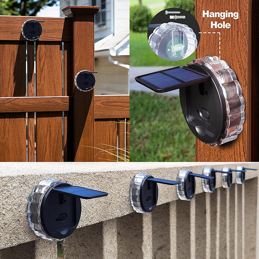 Solar-Powered LED Wall Light – Intelligent Light Control Outdoor Lamp