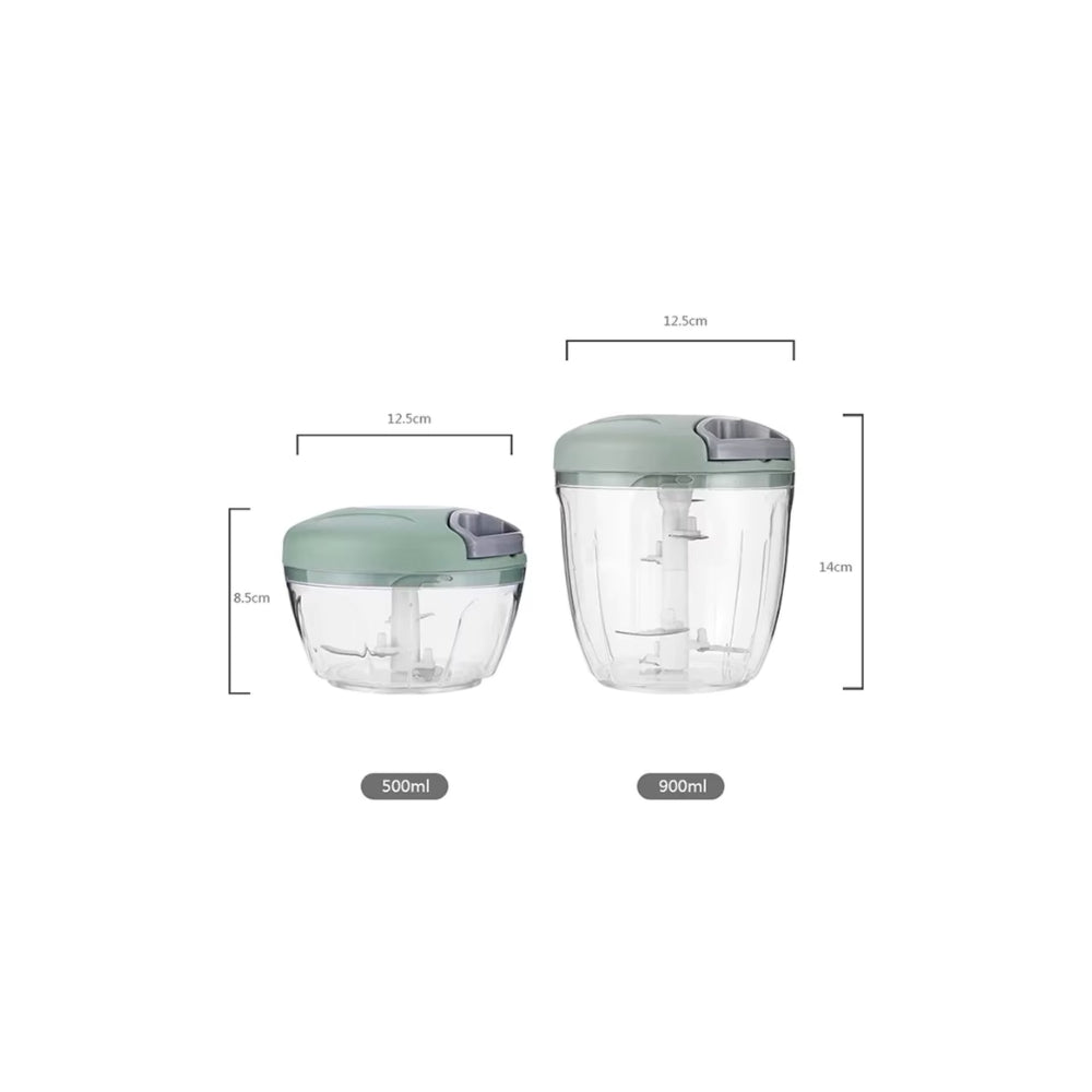 Manual Meat Mincer & Garlic Chopper 900ML