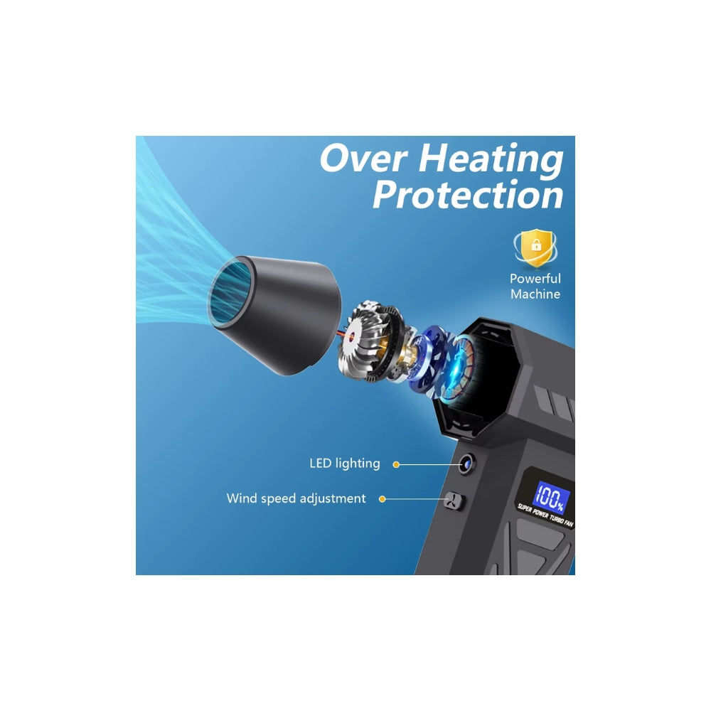 P70 Air Blower 110000RPM Cordless Turbo Air Duster