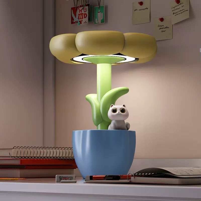 Sunflower Table Lamp & Decorative Ornament – Wedding & Home Decor