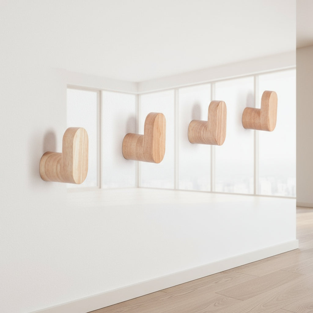 Modern Elegant Wooden Wall Decor Wall Hook